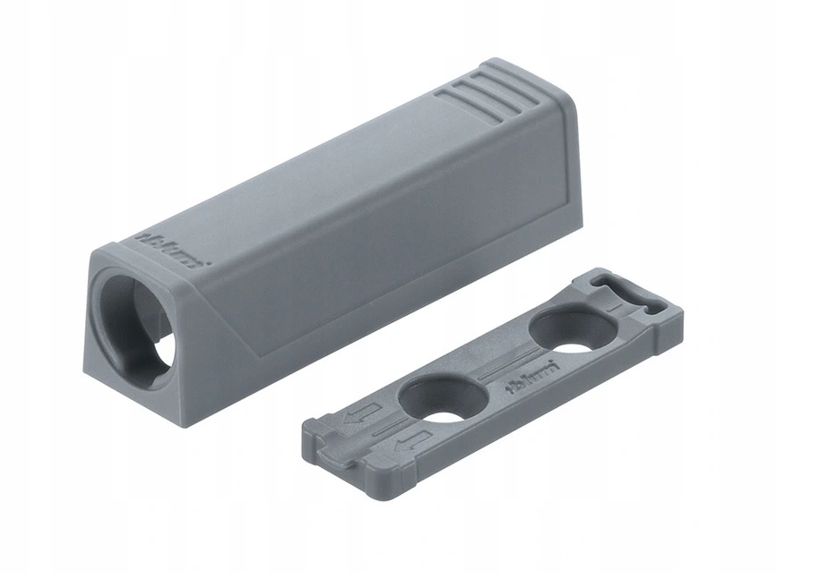 BLUM Tip-on adapter prosty 50mm, szary 956.1201