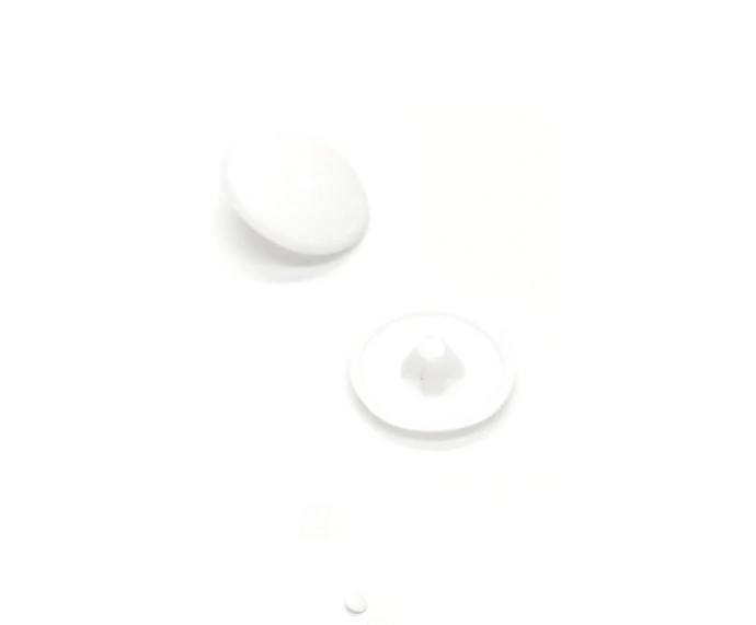 Zaślepka ozdobna do wkrętów hartowanych biała 100szt