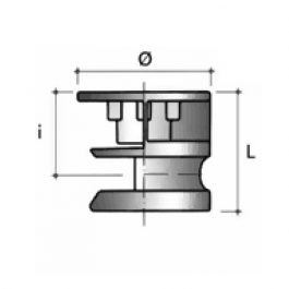 Mimośród fi-15 L-13,8 do płyty 18-20mm 10szt