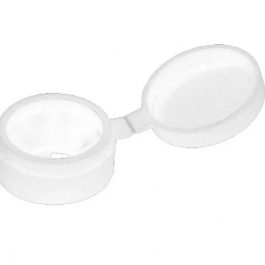 Rozeta ozdobna do maskowania wkrętów biała 100szt