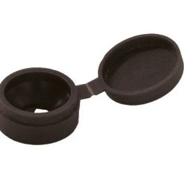 Rozeta ozdobna do maskowania wkrętów czarna 100szt