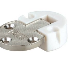 Zawias do drzwi uchylnych biały SISO