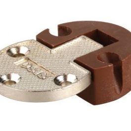 SISO Zawias do drzwi uchylnych brązowy