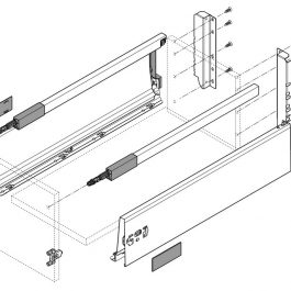 BLUM Antaro 500 „D” 30kg jedwabiście biały