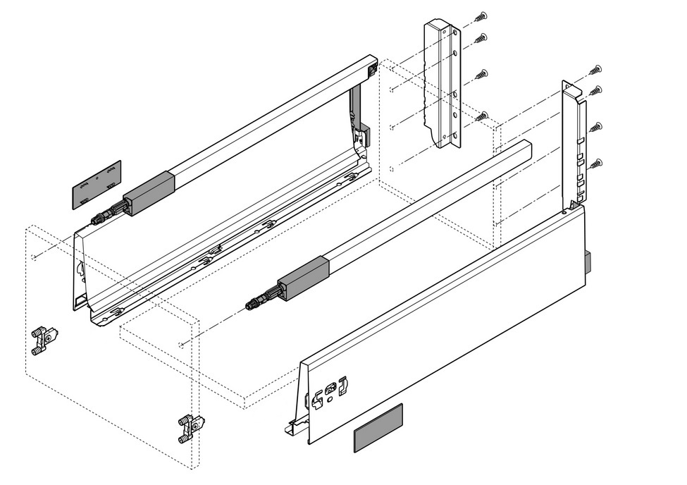 BLUM Antaro 500 "D" 30kg jedwabiście biały
