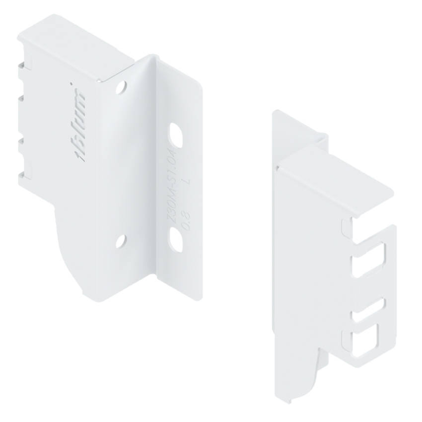 BLUM mocowanie ścianki tylnej Antaro 'M" biały Z30M000S P+L