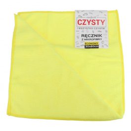 Ręcznik z mikrofibry CZY-STY 30×60 cm zółty