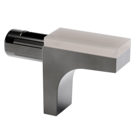 Podpórka do półek szklanych 5mm czarny nikiel 4szt