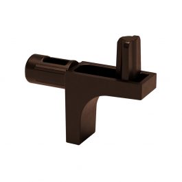 Podpórka do półek z trzpieniem czarny nikiel 8szt