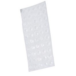 Odbojnik do drzwi naklejany 10x3mm 50 szt listek