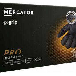 Rękawice rękawiczki NITRYLOWE mocne GO GRIP roz. M