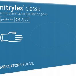 Rękawiczki nitrylowe niebieskie S opak.100szt