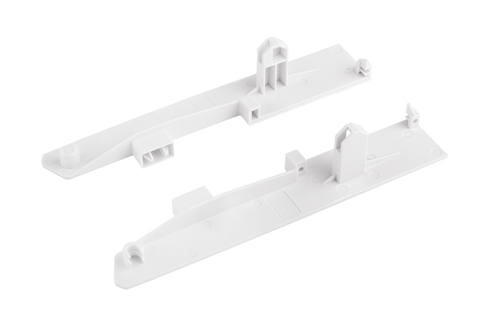 Strong mocowanie frontu szuflady z kwadratowym relingiem H204