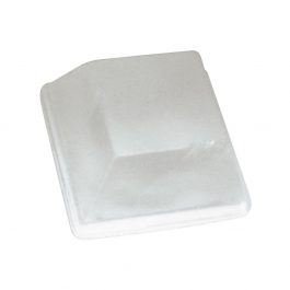 Odbojnik do drzwi naklejany 12x12mm 40 szt listek