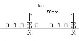 GTV Taśma flash 300 LED ciepły biały 33W 5m 12V