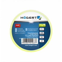 GTV Taśma izolacyjna PVC żółto-zielona