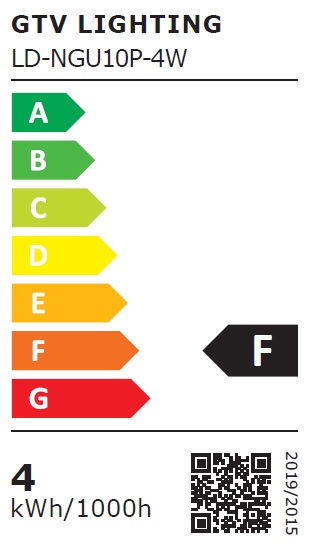 Żarówka GTV LED GU10 4W 3000K ciepła - obrazek 2