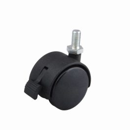 STRONG Kółko 40mm z bolcem M8x15 hamulec czarne 4x