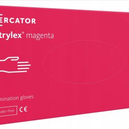 Rękawiczki nitrylowe magenta L opak 100szt.