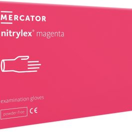 Rękawiczki nitrylowe magenta S opak 100szt.