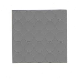 FOLDECOR Zaślepka samoprzylepna 14mm szary przykurzony F528