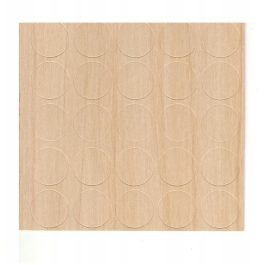 Zaślepka samoprzylepna 14mm brzoza mainau F005 FOLDECOR