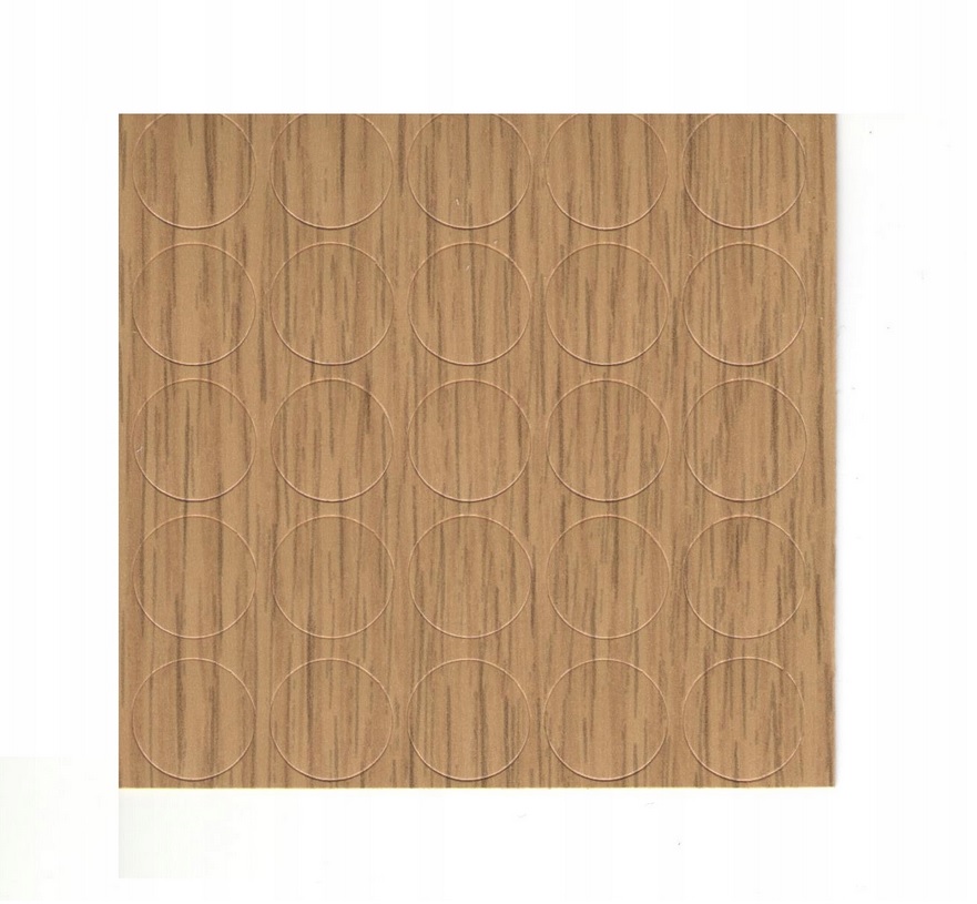 Zaślepka samoprzylepna 14mm dąb F014 FOLDECOR