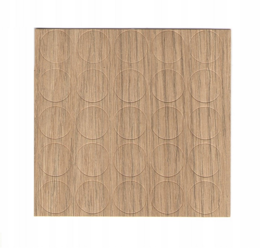 Zaślepka samoprzylepna 14mm dąb dziki F031 FOLDECOR