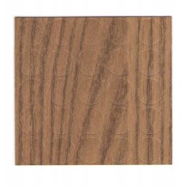 Zaślepka samoprzylepna 14mm orzech koniakowy F117 FOLDECOR