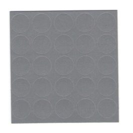FOLDECOR Zaślepka samoprzylepna 14mm szary ciemny F529