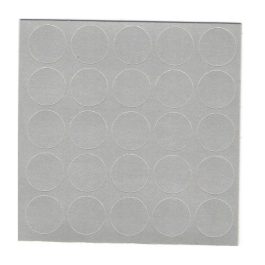 FOLDECOR Zaślepka samoprzylepna 14mm szary aluminium F534