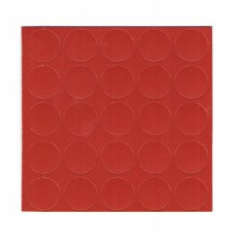 FOLDECOR Zaślepka samoprzylepna 14mm czerwień ognista F540