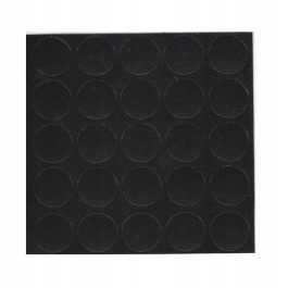 FOLDECOR Zaślepka samoprzylepna 14mm czarny baranek F549
