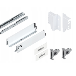 Szuflada TANDEMBOX ANTARO BIAŁA NISKA 500 mm M 30kg BLUM