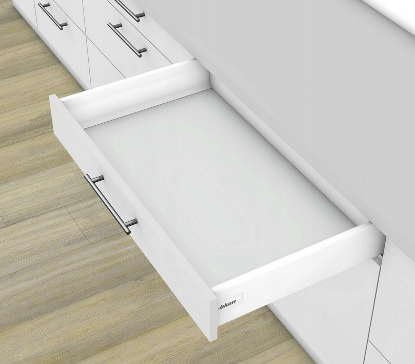 Szuflada TANDEMBOX ANTARO BIAŁA NISKA 500 mm M 30kg BLUM - obrazek 2