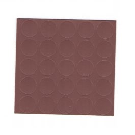 Zaślepka samoprzylepna 14mm czerwony rdzawy F585 FOLDECOR