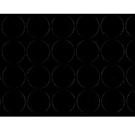 Zaślepka samoprzylepna 20mm czarny połysk F551 FOLDECOR