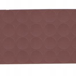 Zaślepka samoprzylepna 20mm czerwony rdzawy F585 FOLDECOR