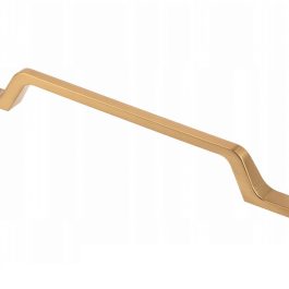 GTV Uchwyt meblowy FLAVIO L=193mm, C=128mm złoty mosiądz 1szt