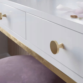 GTV Uchwyt meblowy DUNE gałka złoty mosiądz 1szt