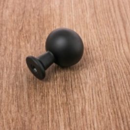 GTV Uchwyt meblowy NORD gałka czarny mat 1szt