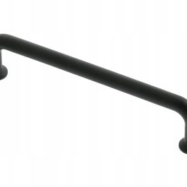 GTV Uchwyt meblowy NORD L=146mm, C=128mm czarny mat 1szt