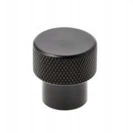 GTV Uchwyt meblowy STRUCTURE gałka czarny mat 1szt