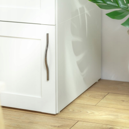 GTV Uchwyt meblowy VITO L=210mm, C=160mm czarny chrom 1szt