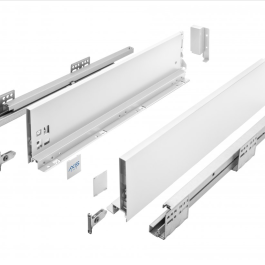 Szuflada GTV AXISPRO biała średnia 450 H116 L450 450B1